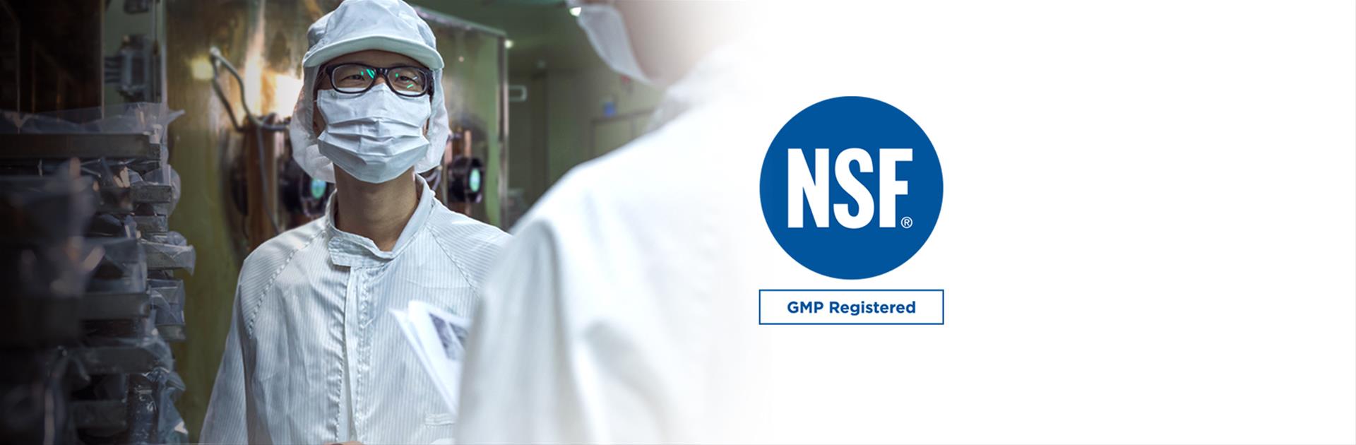 SYNBIO TECH INC. received NSF GMP registration for supplements.