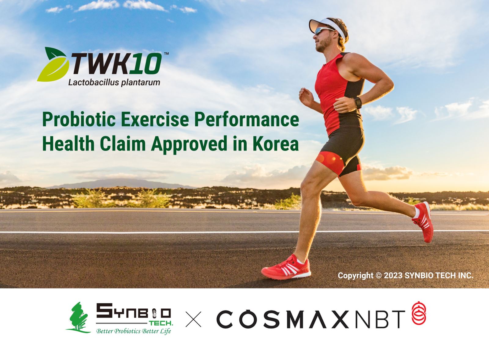 Synbio Tech Inc. and Cosmax Group signed an exclusive cooperation agreement to jointly expand the South Korean probiotics market